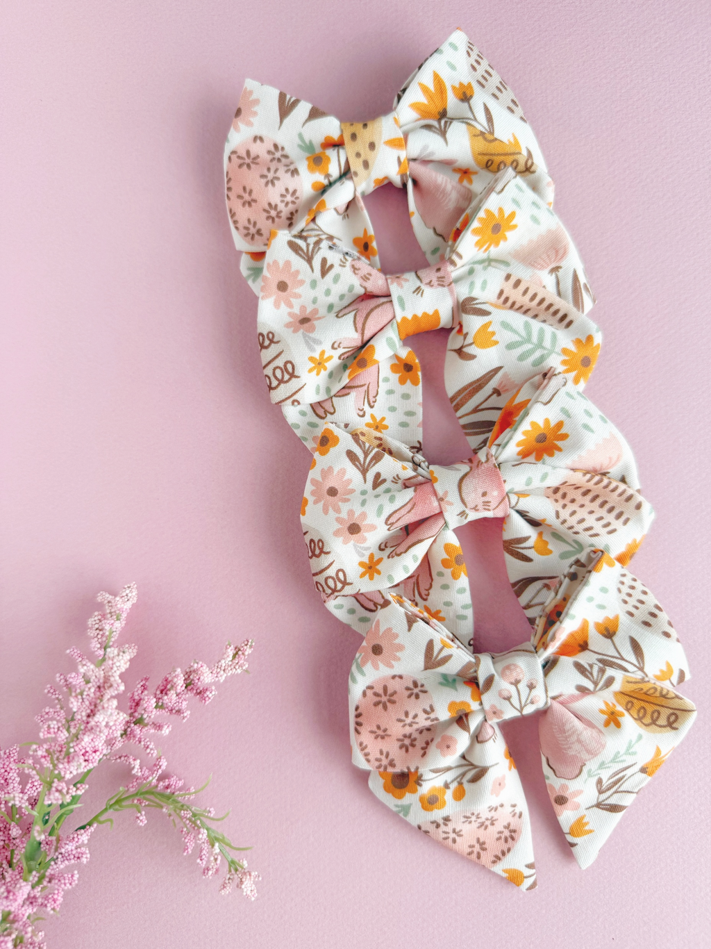 Lazo Floral Coral de Primavera