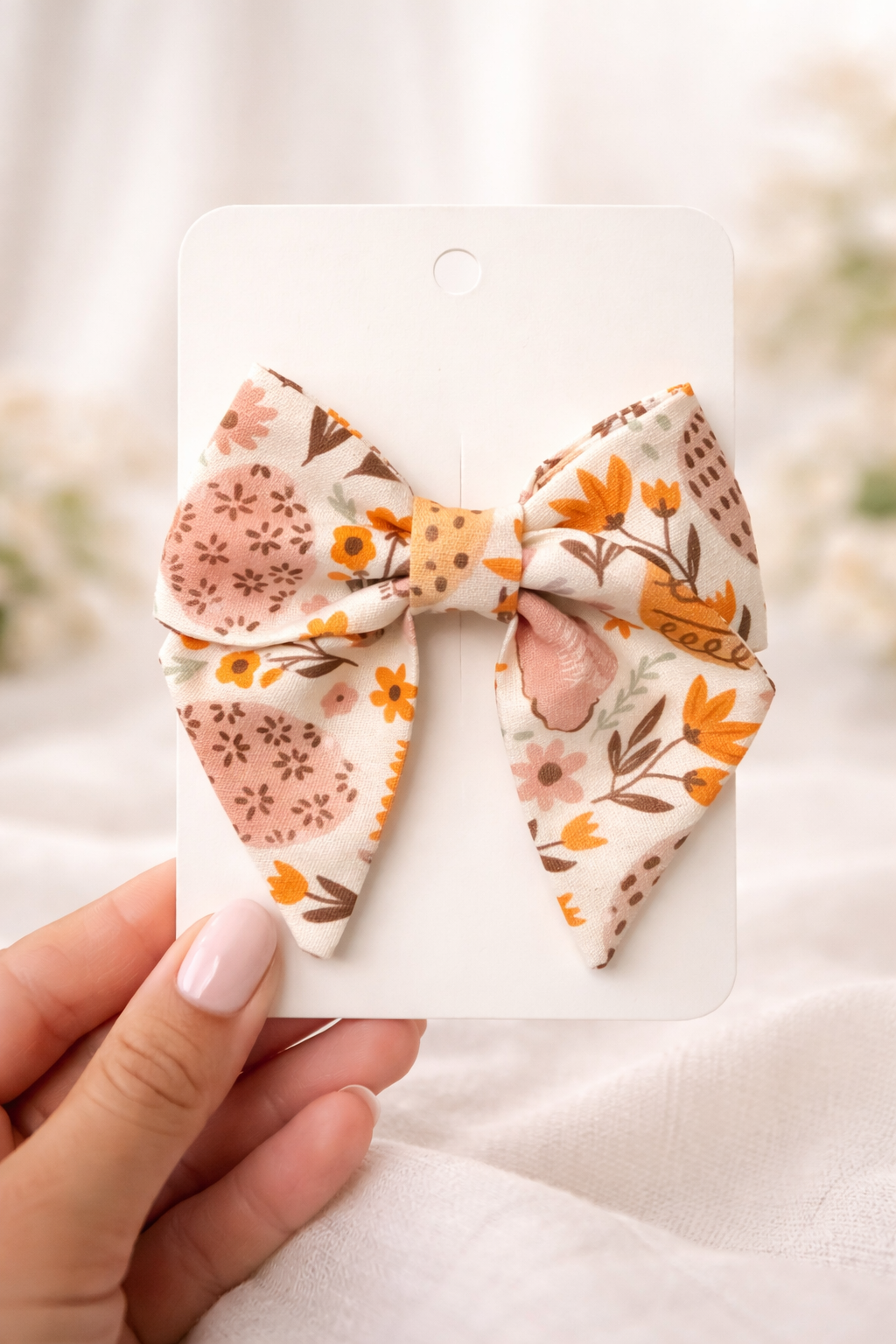 Lazo Floral Coral de Primavera