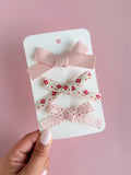 Set de Lazos Rosa Pastel